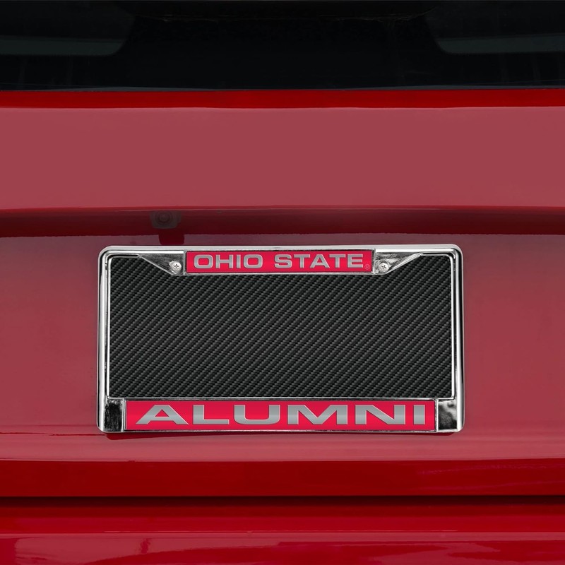 Rico Ohio State Buckeyes Chrome Metal Alumni License Plate Frame