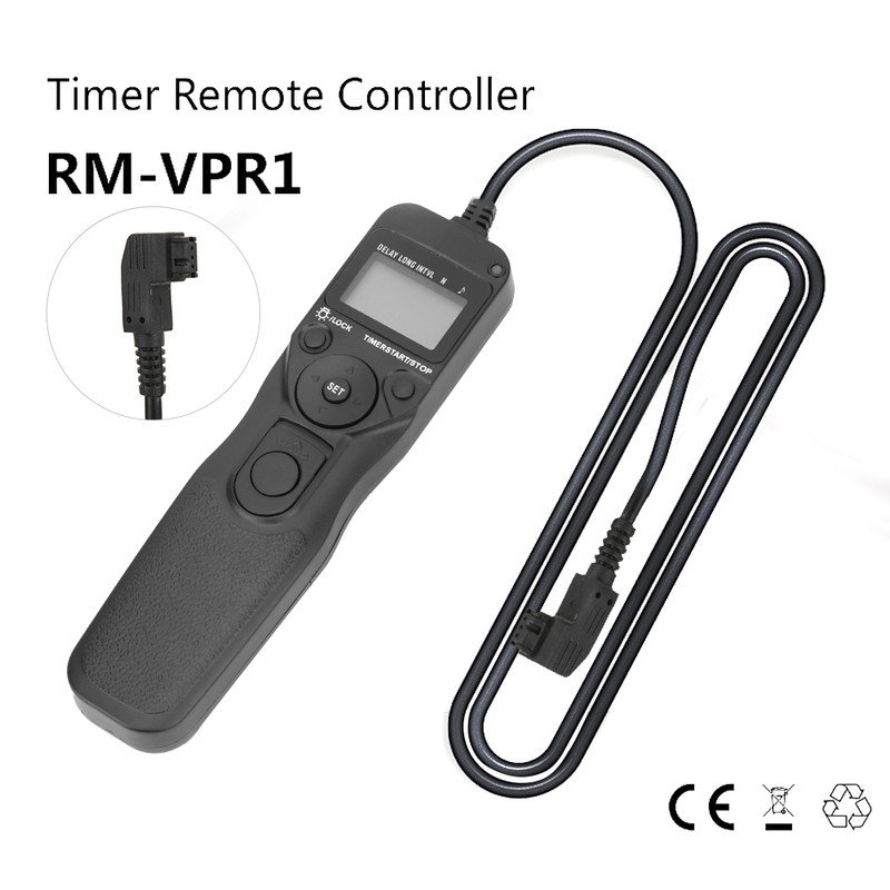 RM-S1AM SLR Camera Shutter Release Remote Control Trigger for Sony
