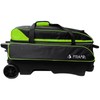 Pyramid Prime Triple Roller Bowling Bag (Black/Lime Green)
