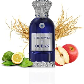 The Jewel of Ocean Extrait de Parfum, Unisex Fragrance, Fresh & Citrusy with Floral & Woody Notes, Long-Lasting Scent, Elegant Perfume for Men and Women, Premium Fragrance