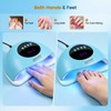 U V LED Nail Lamp Blue Gel Polish Nail Dryer