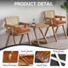 WENZMOC PU Leather Seat Covers for Dining Chairs, 4 Pack