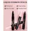 Erinde Microblading Eyebrow Pen, Waterproof Long Lasting Eyebrow Pencil, Natural
