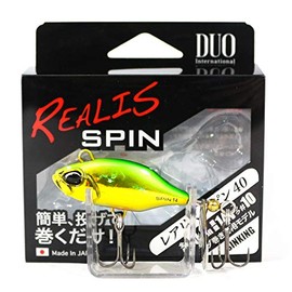 DUO GDA3185 Raris Spin Lure, 0.5 oz (14 g), Tide Green Gold