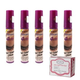 Prosa 4 en 1  Rimel Mascara Para Pestañas Varios Modelos  5 Pack  Jabón 50Gr La Artesanal (Maxi-Volumen Silicón)                                      