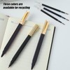 Yuxinrong 6 Pack Gel Pens Black 0.5 mm Medium Point