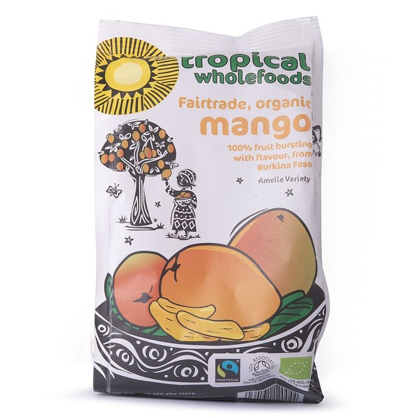 Natures Best Tropical Wholefoods Dried Mango, 100G