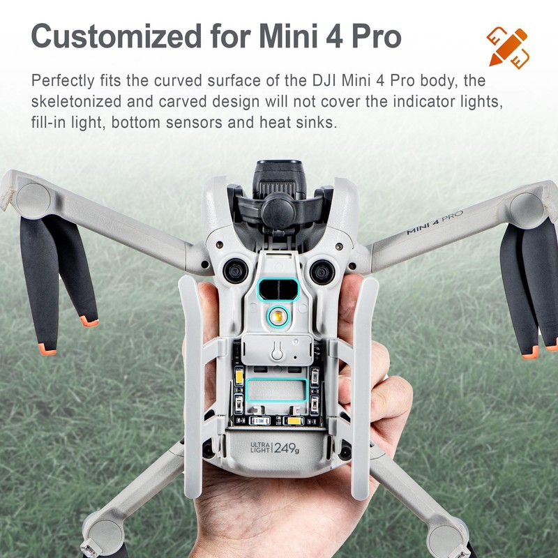 Craznick - Equipo de aterrizaje para DJI Mini 4 Pro