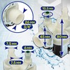 Valve on inlet for washing machine with 3 outlets 90°