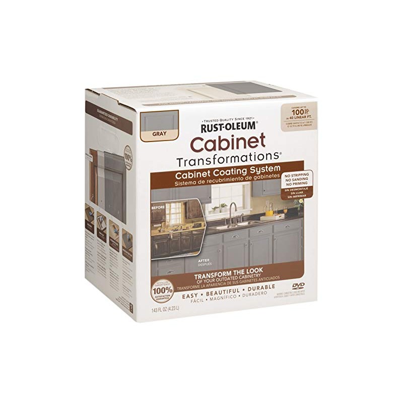 Rust-Oleum 302137 Cabinet Transformations Premix Kit, Small, Gray