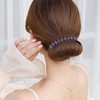 EZ PEACH Rhinestone Hair Comb DE Yaii Wind, Rakuchin, Kantan