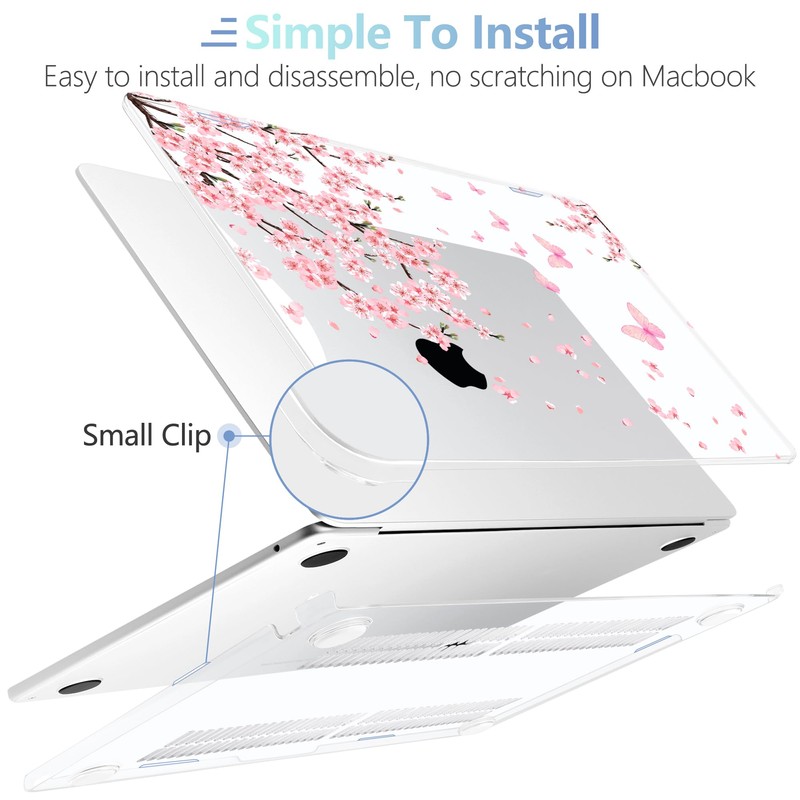 MEEgoodo Case M3 for MacBook Air 13.6 inch Case 2024