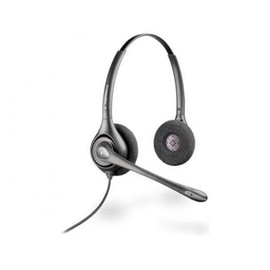 Poly SupraPlus HW261N-DC Headset - Stereo - Wired - 125 Ohm - 100 Hz - 10 kHz - On-Ear - Binaural - Ear-Cup - Noise Cancelling, Electret Microphone