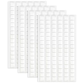 408 Pcs Adhesive Sticky Tack Putty, Removable Putty Mounting Putty Reusable Wall Safe Tack Putty for Wall Hanging Pictures Poster Museum, Cleaning, Nail(White)