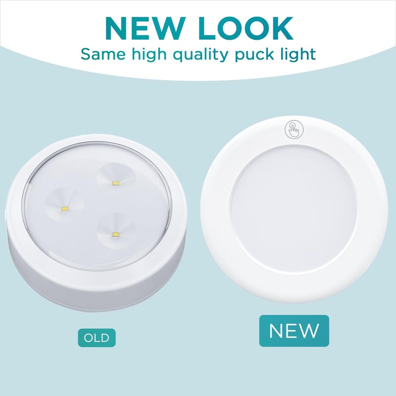 Brilliant Evolution LED Tap Light Push Lights with Remote -