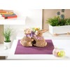 infactory Easter Decoration: Decorative Easter Bunny Couple with Easter Egg