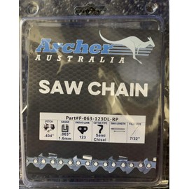 42" Archer .404 Pitch .063 123DL Ripping Chain Saw Chain