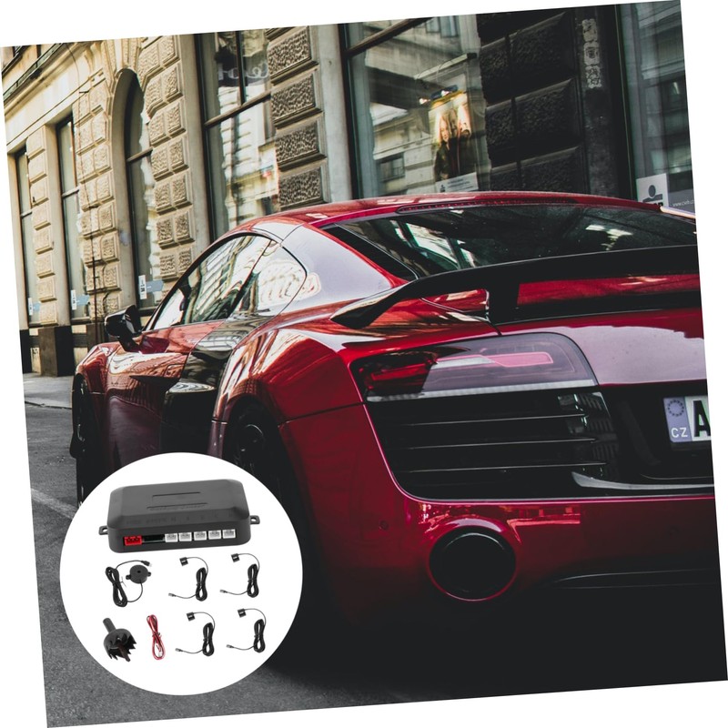 GLEAVI 12v Car Auto Reversing Sensor System with Proximity Sensors