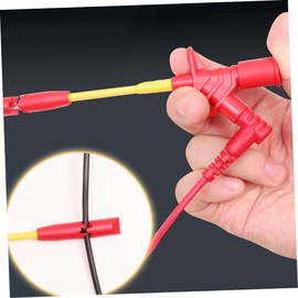 DOITOOL 2pcs Insulation Piercing Test Clip Heavy Duty Multimeter Probes for Non-Destructive Wire Testing for Automotive and Electrical Diagnostics Compact and Design