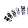 PN-014 Press-On Nails Lacquered 10 Pieces Reusable False Nails Y2K