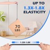 Kshineni 60 inch(150cm) Bungee Cords with Hooks, 6 Pcs Heavy