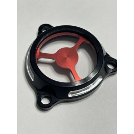IMP RACING PARTS SUZUKI LTZ400/LTR450 DRZ400E DR-Z400S KAWASAKI 400/450 OIL FILTER COVER RED
