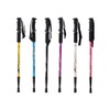[Eunjun A] Ultra-light duralumin 6061 foldable hiking stick straight hiking stick Straight (1P) Black
