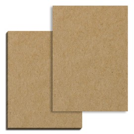 40 Sheets, 300gsm - Brown Kraft Paper Thick Cardstock A4 Card