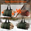 Pariplus 2-Pack Canvas Firewood Carriers - Sturdy Log Carriers for