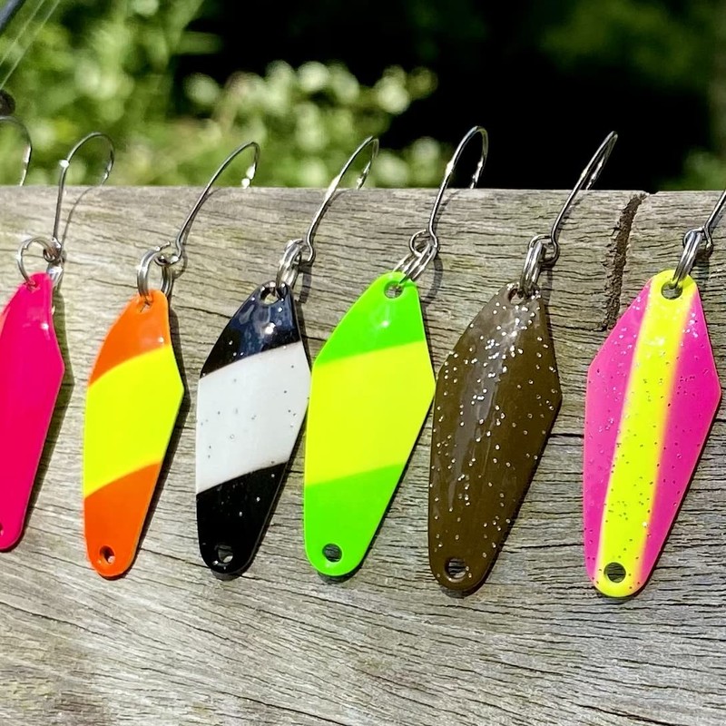 Psarás Dragon trout spoon set box, 12 pieces, 2.3 g,