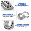 Racewill 4 Sets 25580 14125A Boat Trailer Axles Bearing Kits,