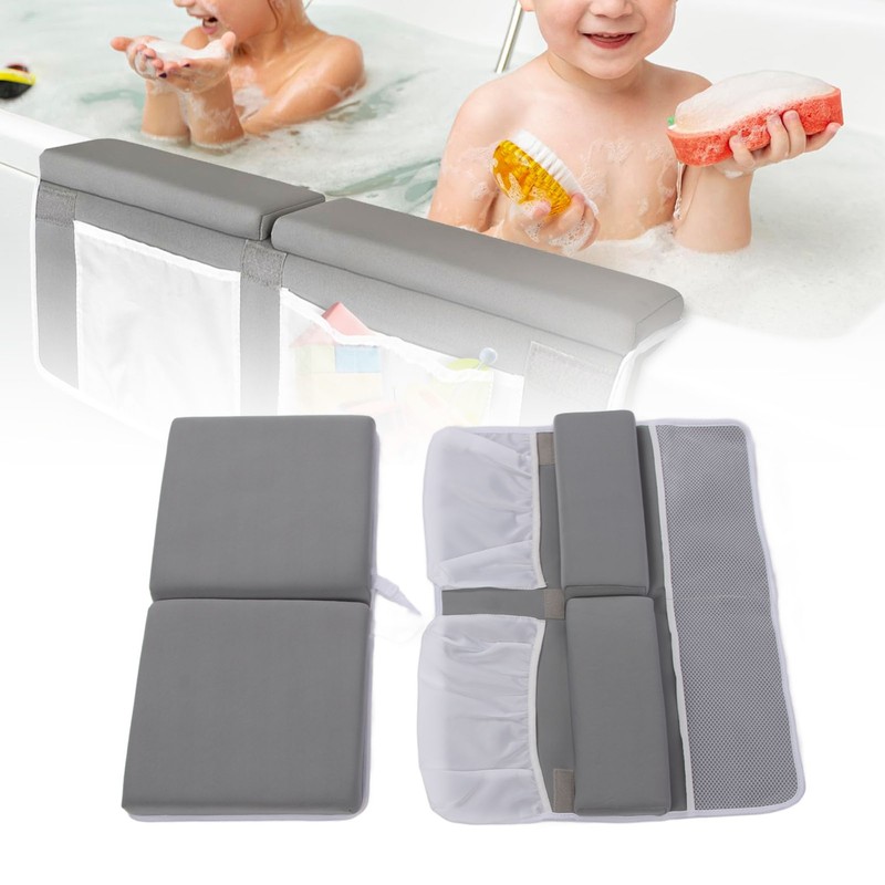 Baby Bath Kneeler Elbow Rest Pad Set Non Slip Toy