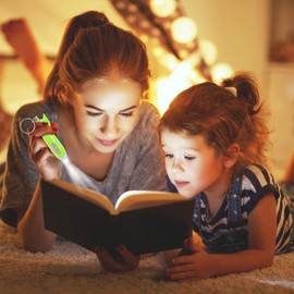 Llavero de Mini Linterna LED de Helicóptero y Cohete - 60 Piezas, Colores Variados, Linternas Pequeñas a Granel para Niños