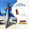 C&H, King Buster Lure, Blue/White Skirt, 1/8 oz / 3.5
