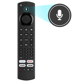 VINABTY Universal Replacement Voice Remote Control Suitable for Toshiba/Bush Smart TV Edition DLED43UHDSFIRE DLED50UHDSFIRE DLED55UHDSFIRE DLED65UHDSFIRE 55QF5D63DA 50QF5D63DA 50CF630 55CF630