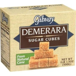 Gilway Demerara Sugar Cubes | From Natural Cane Sugar | 17.6 Oz (500G)
