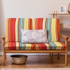 Geyoga 8 Pcs Patio Stretch Sofa Cushion Covers Outdoor Cushion