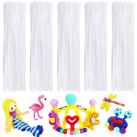 Pipe Cleaners, Pipe Cleaners Craft, Arts and Crafts, Crafts, Craft Supplies, Art Supplies (White)…