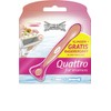Wilkinson Quattro for Women 3 Klingen + Rasiergriff Papaya & Pearl Complex