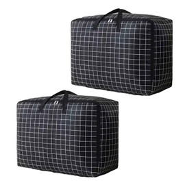 2 Stück 105l-tragetaschen, Aufbewahrungstaschen Mit Reißverschluss, Große Aufbewahrungstaschen, Umzugstaschen, Daunendecken-aufbewahrungstaschen, Geeignet Für Umzüge Und Zur Aufbewahrung Von Kleidung