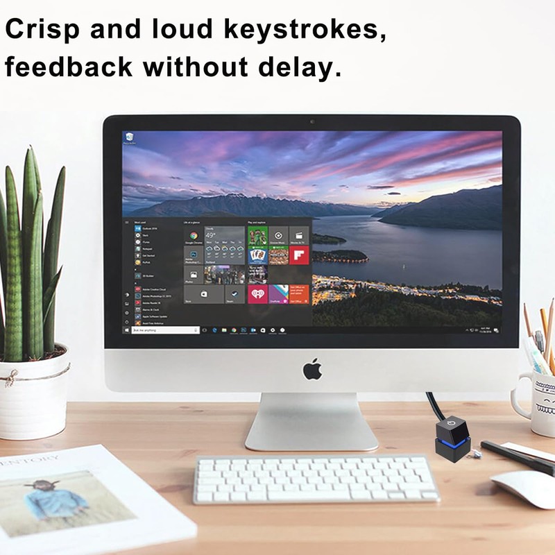 Xiatiaosann 2 Pcs Desktop Computer Power Switch, PC Power Switch