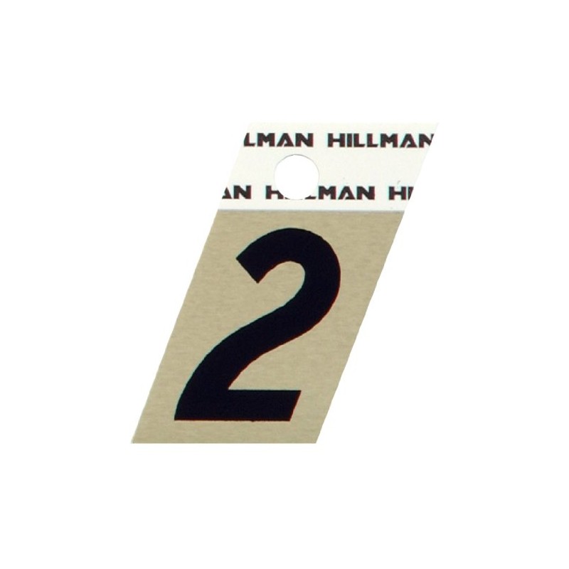 Hillman-840478 840478 1-1/2-Inch Black and Gold Aluminum Angle Cut House,