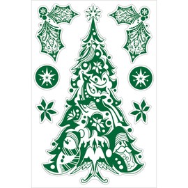 Inkadinkado 24 x 36-Inch Wall Decal, Large, Christmas Tree