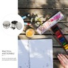BESPORTBLE 2pcs Oil Painting Palette Cup with Lid Stainless Steel
