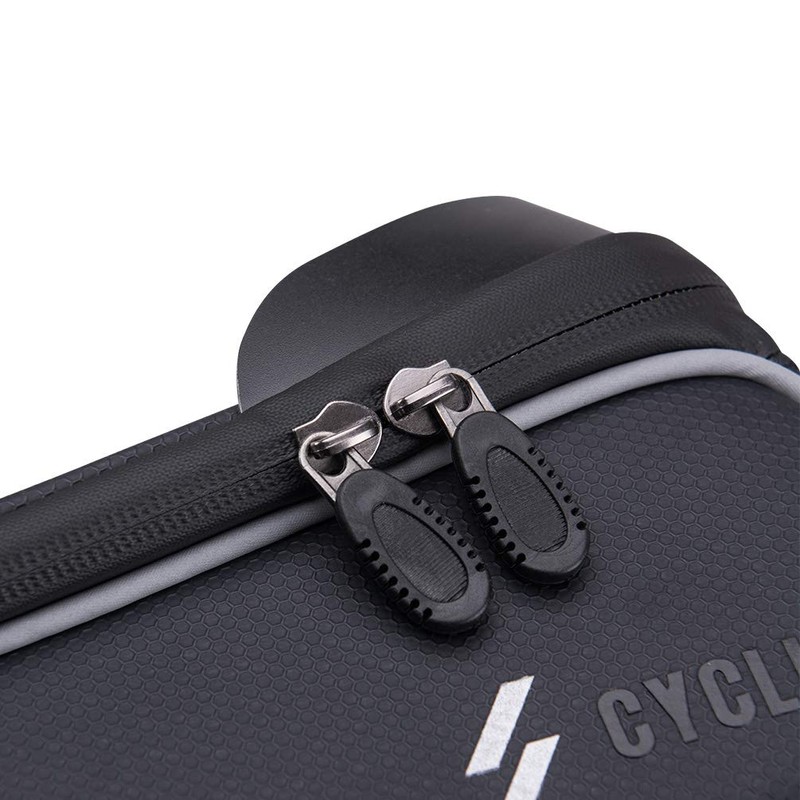 VOANZO Bicycle Bag, Bicycle Frame Bag, Waterproof Touchscreen Bicycle Handlebar