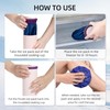 9" Reusable Gel Ice Pack for Injuries with Insulated Bottle,