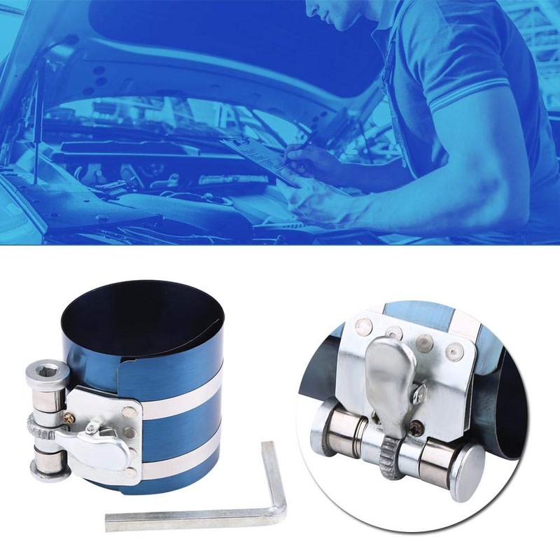 Piston Ring Compressor, 53mm-125mm Car Engine Piston Ring Tool Piston