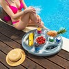 Drink Floaties, Floating Drink Holder for Pool 27.6"x19.7", Swimming Pool