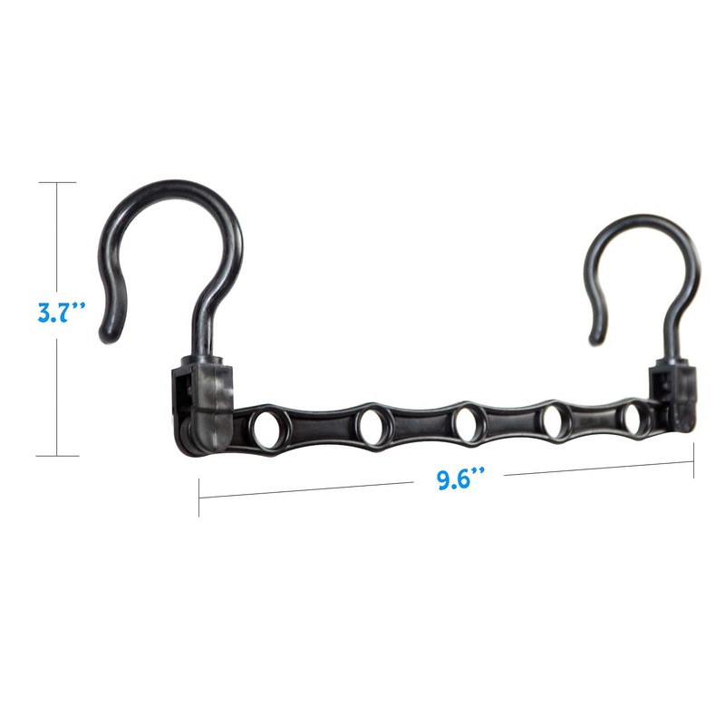 Magic Hangers 10 Pack Space Saving Clothes Hangers Organizer Closet