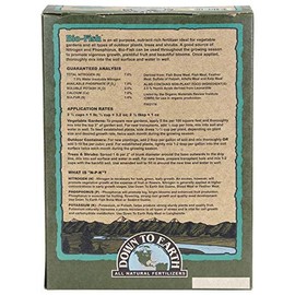 Down to Earth Organic Bio-Fish Fertilizer Mix 7-7-2, 5 lb